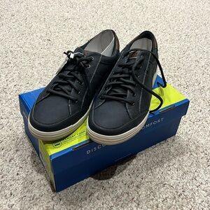 NWT Nunn Bush City Walk OX Navy Marine Men's Shoes Sz 14 Lace Up Sneakers